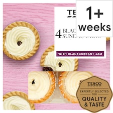 Tesco Blackcurrant Sundae Tarts 4 Pack