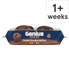 Genius Gluten Free Double Chocolate Muffins 2 Pack