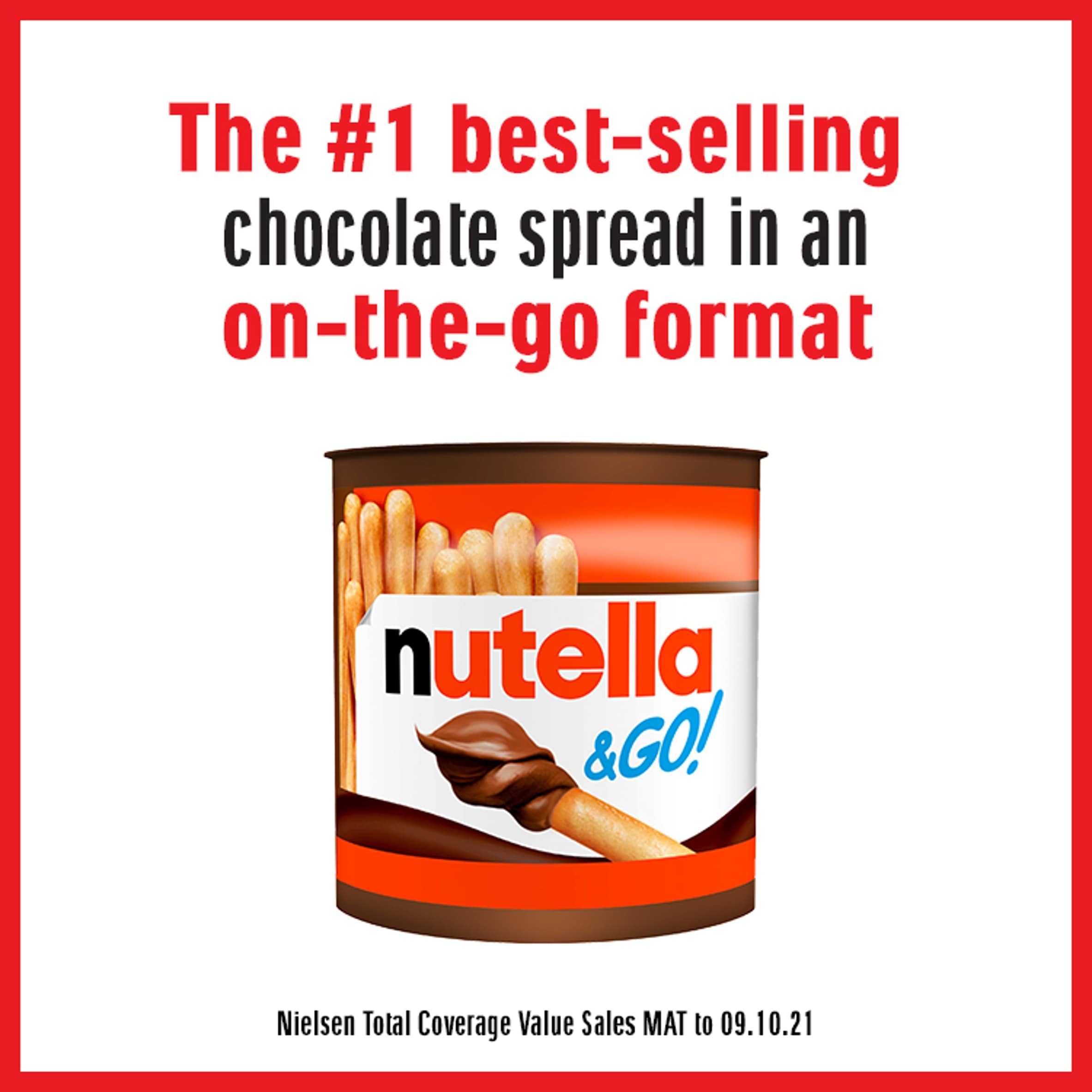 Nutella & Go! Hazelnut Chocolate Spread and Breadsticks Snack Pot Multipack 2 x 48g thumbnail 3