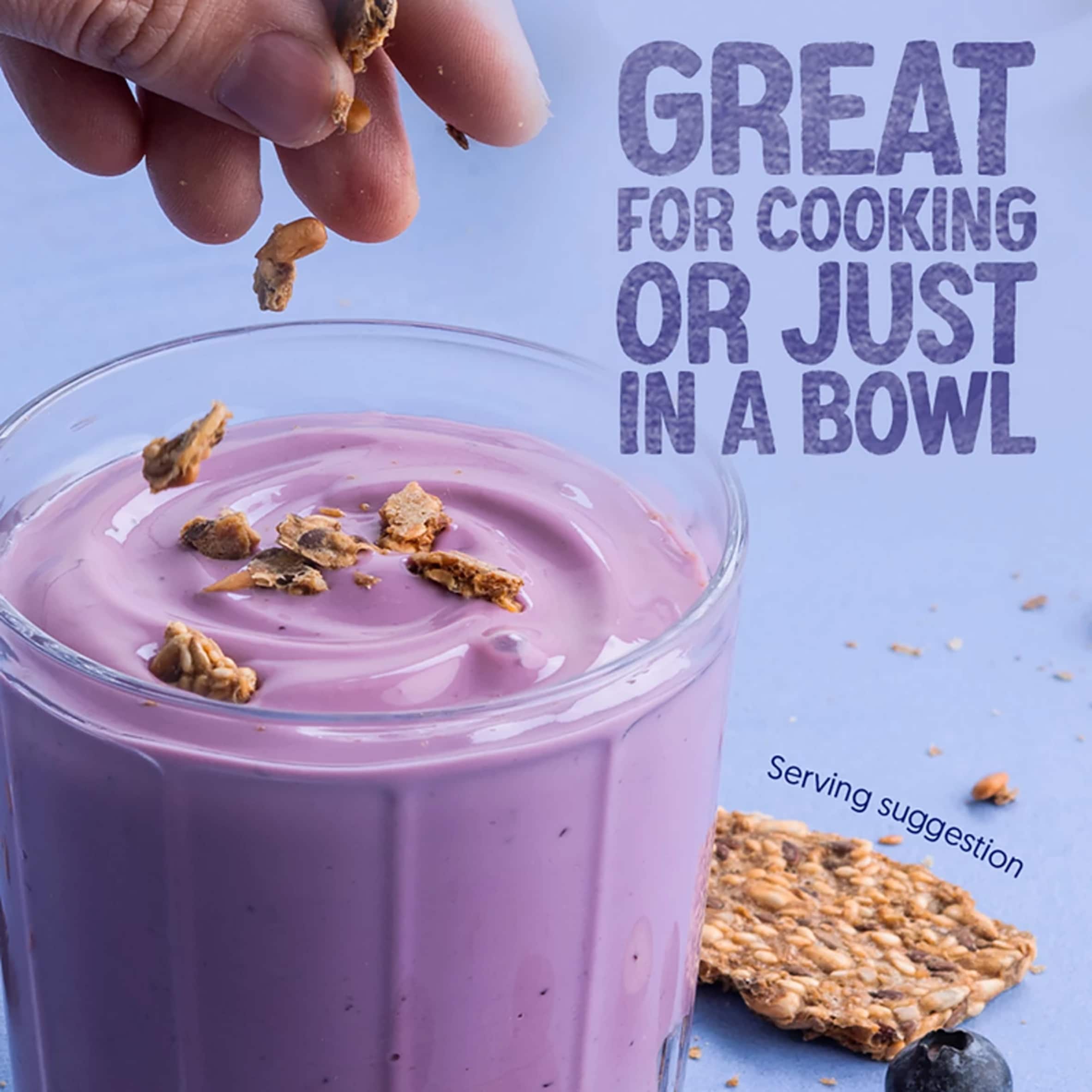 Alpro Blueberry Dairy Free Soya Yoghurt Alternative 500g thumbnail 4