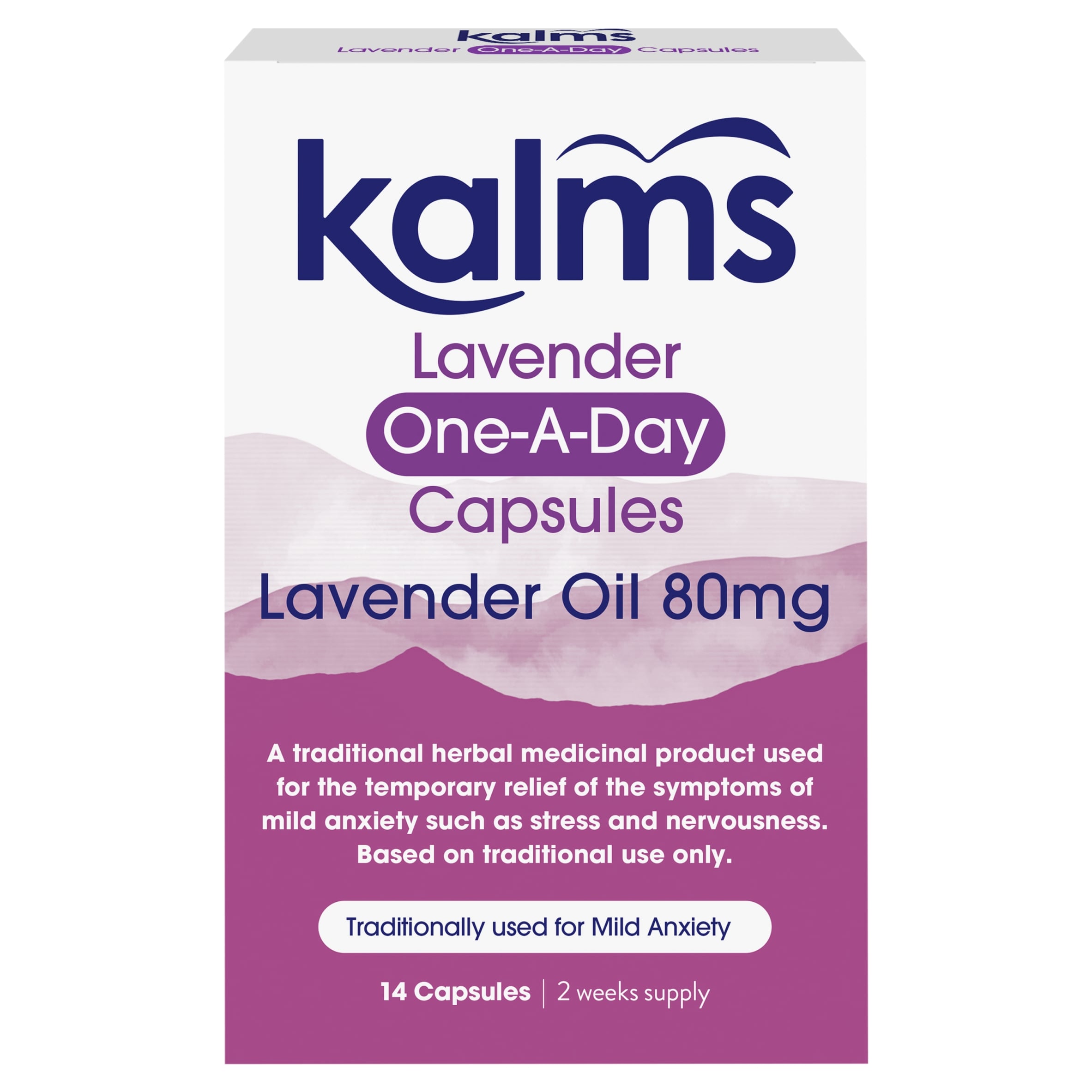 Kalms 86mg Lavender Oil Capsules