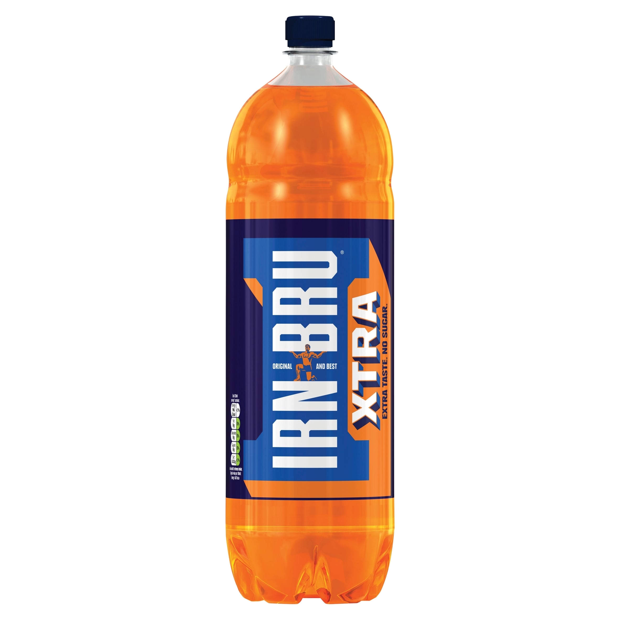 Irn-Bru Zero Sugar Soft Drink Bottle 2L