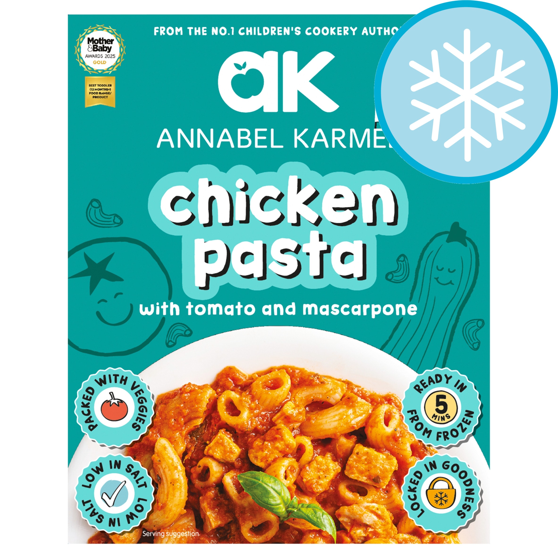 Annabel Karmel Frozen Chicken Pasta with tomato & mascarpone