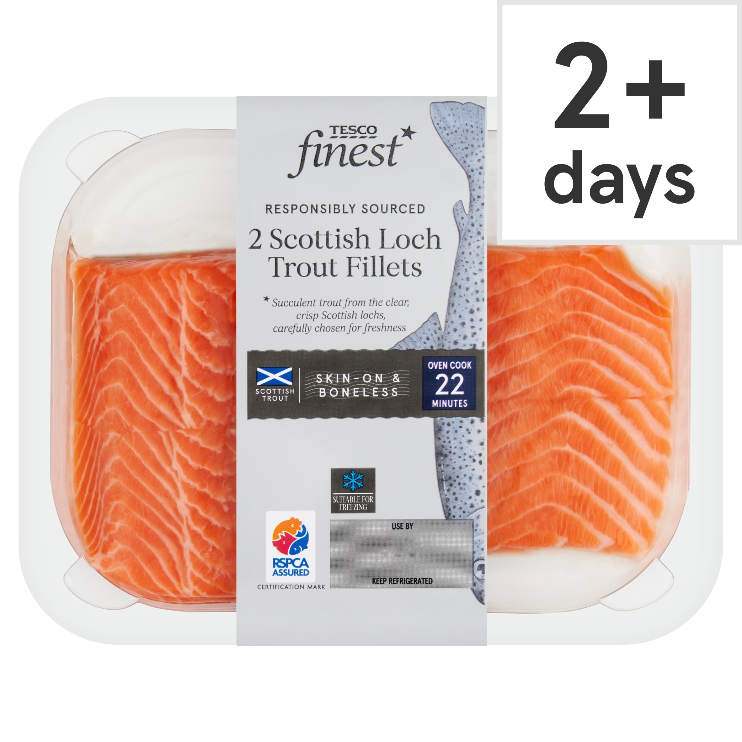 Tesco Finest Scottish Loch Trout Fillets 260g
