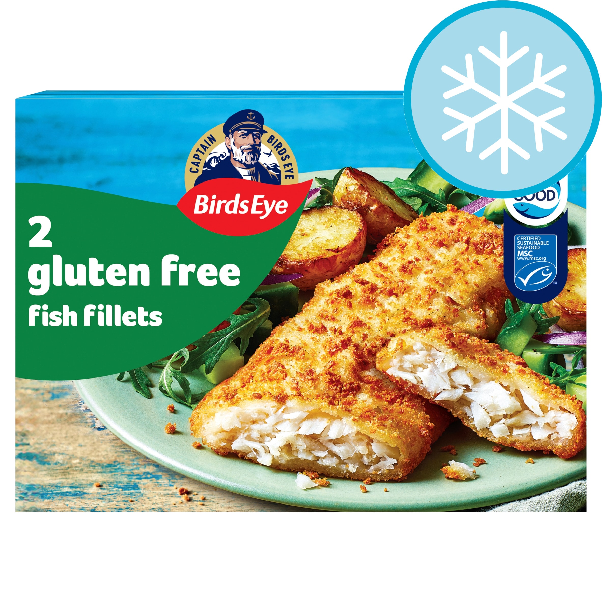 Birds Eye 2 MSC Gluten Free Breaded Fish Fillets