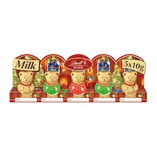 Lindt Teddy Perforated 5 Pack 50G