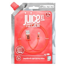 Juice Apple Lightning USB iPhone Charger Cable 2M Coral