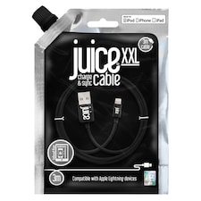 Juice Apple Lightning USB iPhone Charger Cable 3M Black