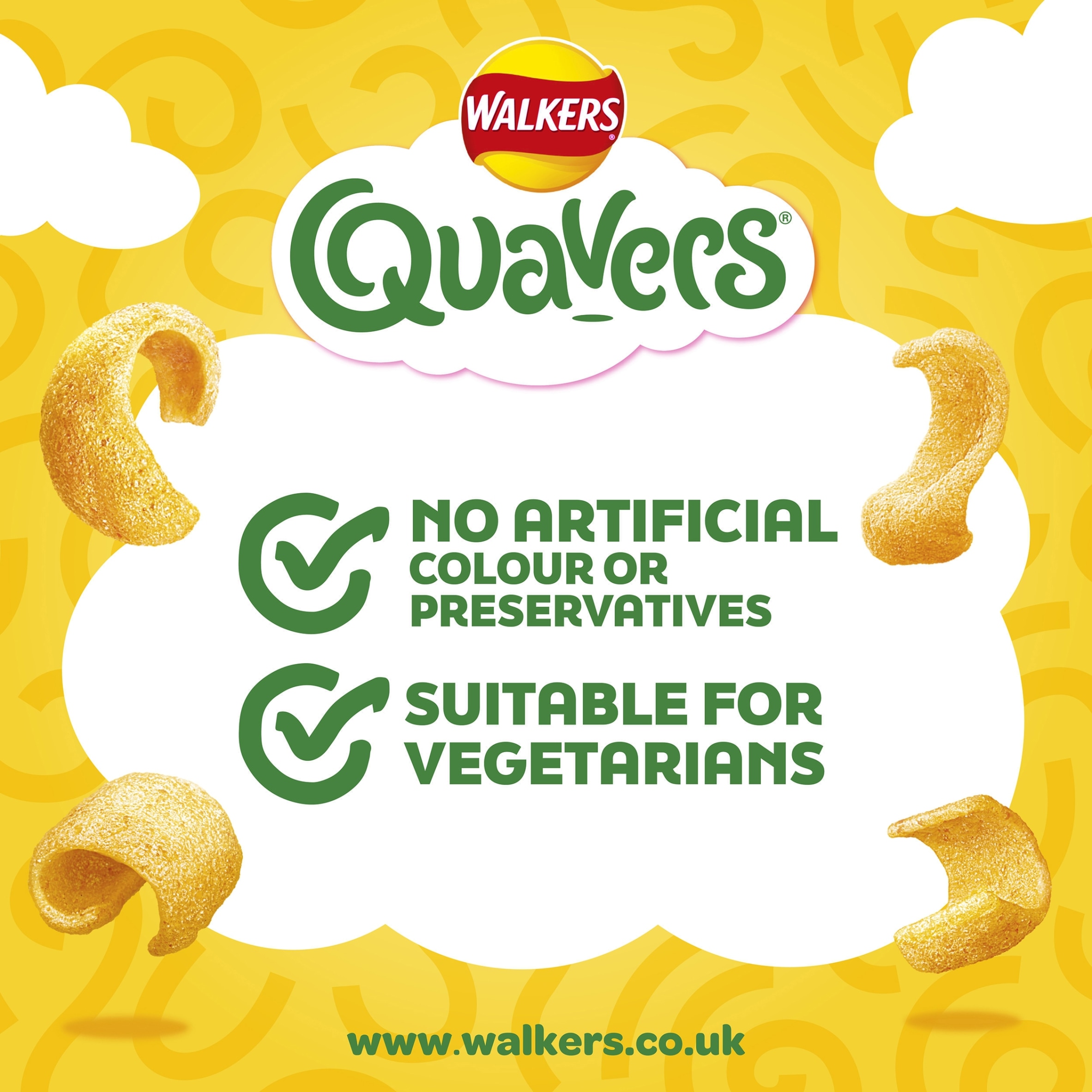 Walkers Quavers Cheese Grab Bag Crisps 34g thumbnail 3