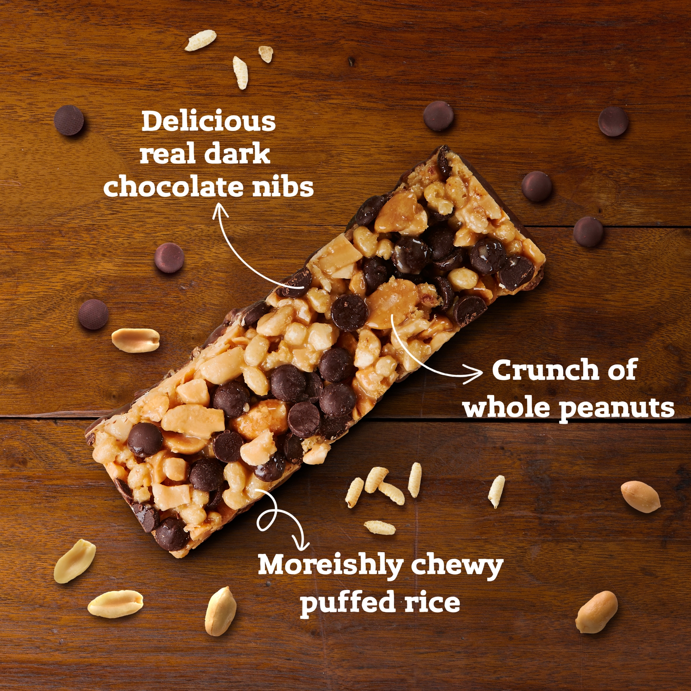 Nature Valley Protein Peanut & Chocolate Cereal Bars 40g thumbnail 4