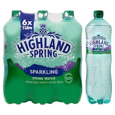 Highland Spring Sparkling Water 6 X 1L
