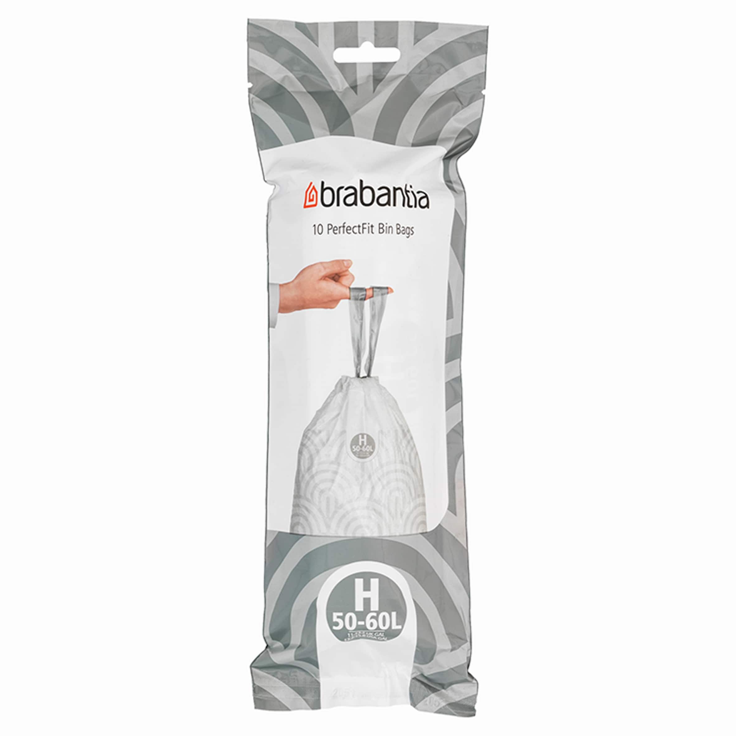 Brabantia Bin Bags Size H 50-60L 10 Pack
