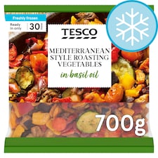 Tesco Mediterranean Style Roasting Vegetables 700G