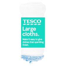 Tesco Large Dishcloth Roll 4 Pack