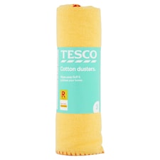 Tesco Yellow Dusters 3Pack