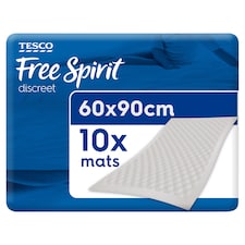Tesco Freespirit Chair & Bed Mats 10 Pack