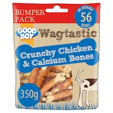 Wagtastic Chicken&Calcium Bones 350G