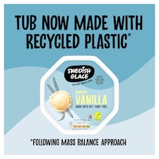 Swedish Glace Vanilla Non Dairy Vegan Ice Cream Tub 750ml thumbnail 5