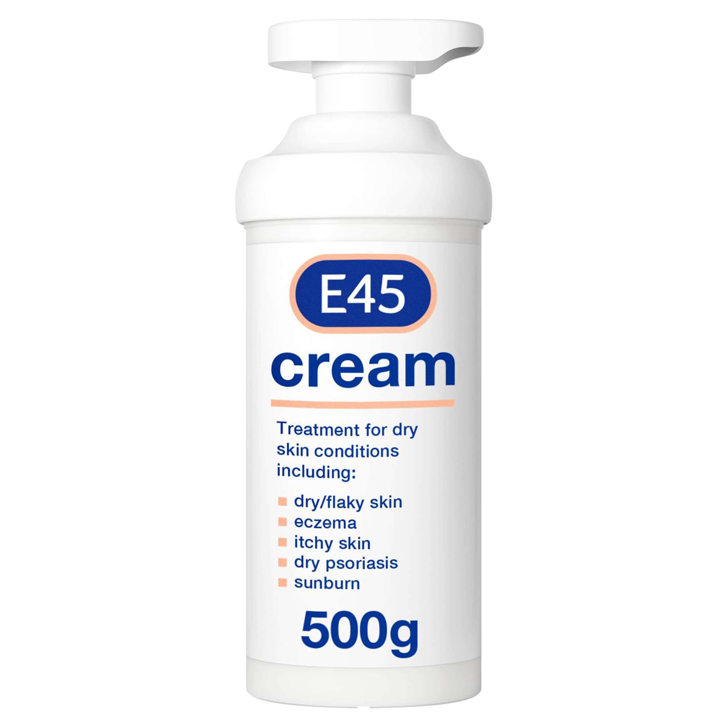 E45 Moisturiser Body Cream for Dry Skin & Eczema 500g