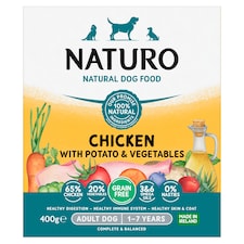 Naturo Grain Free Chicken Potato Dog Food 400G