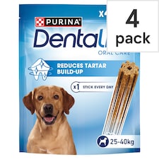 DENTALIFE Large Dental Chicken Dog Chews 4 Sticks