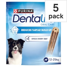 DENTALIFE Medium Dental Chicken Dog Chews 5 Sticks