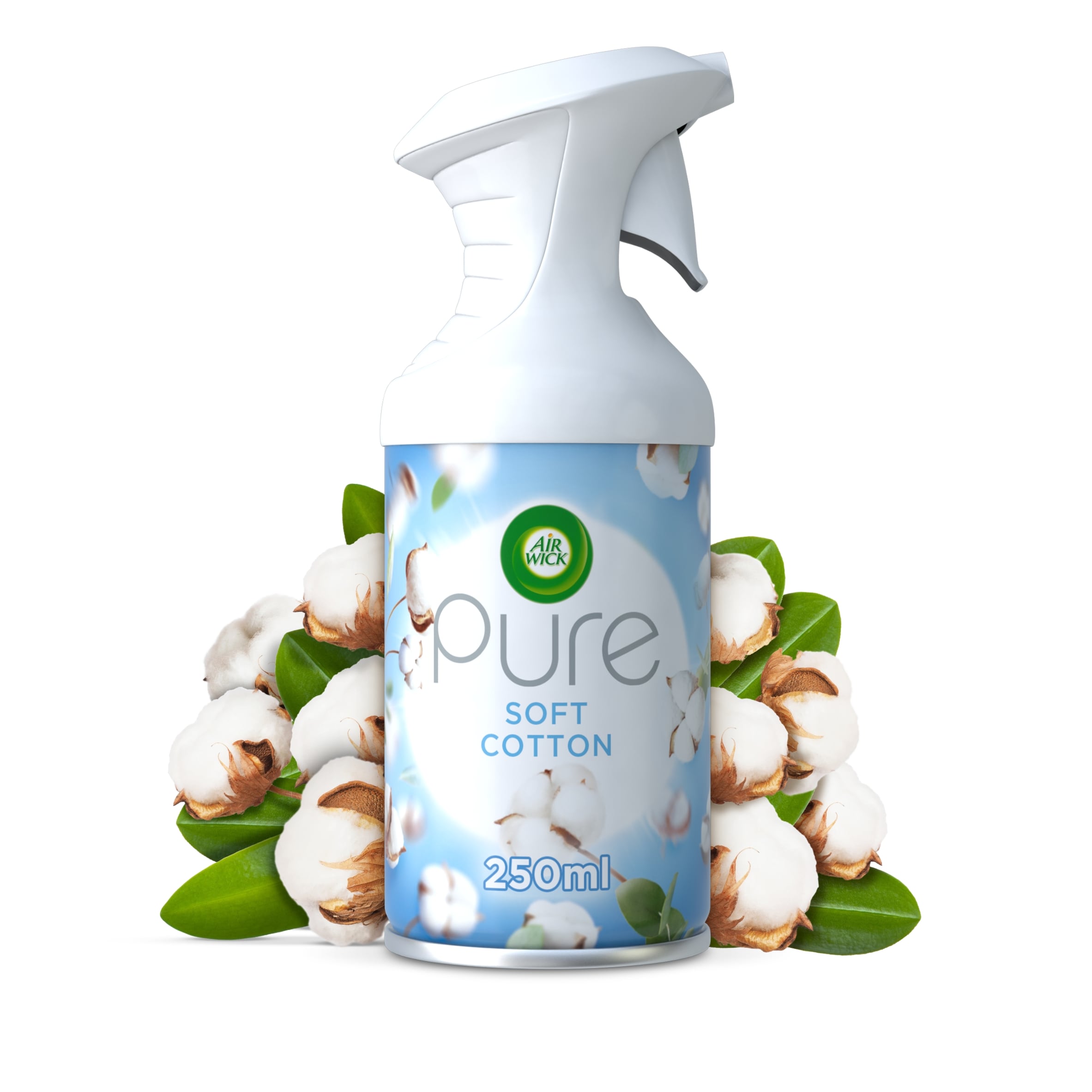 Air Wick Pure Aerosol Soft Cotton Air Freshener 250ml