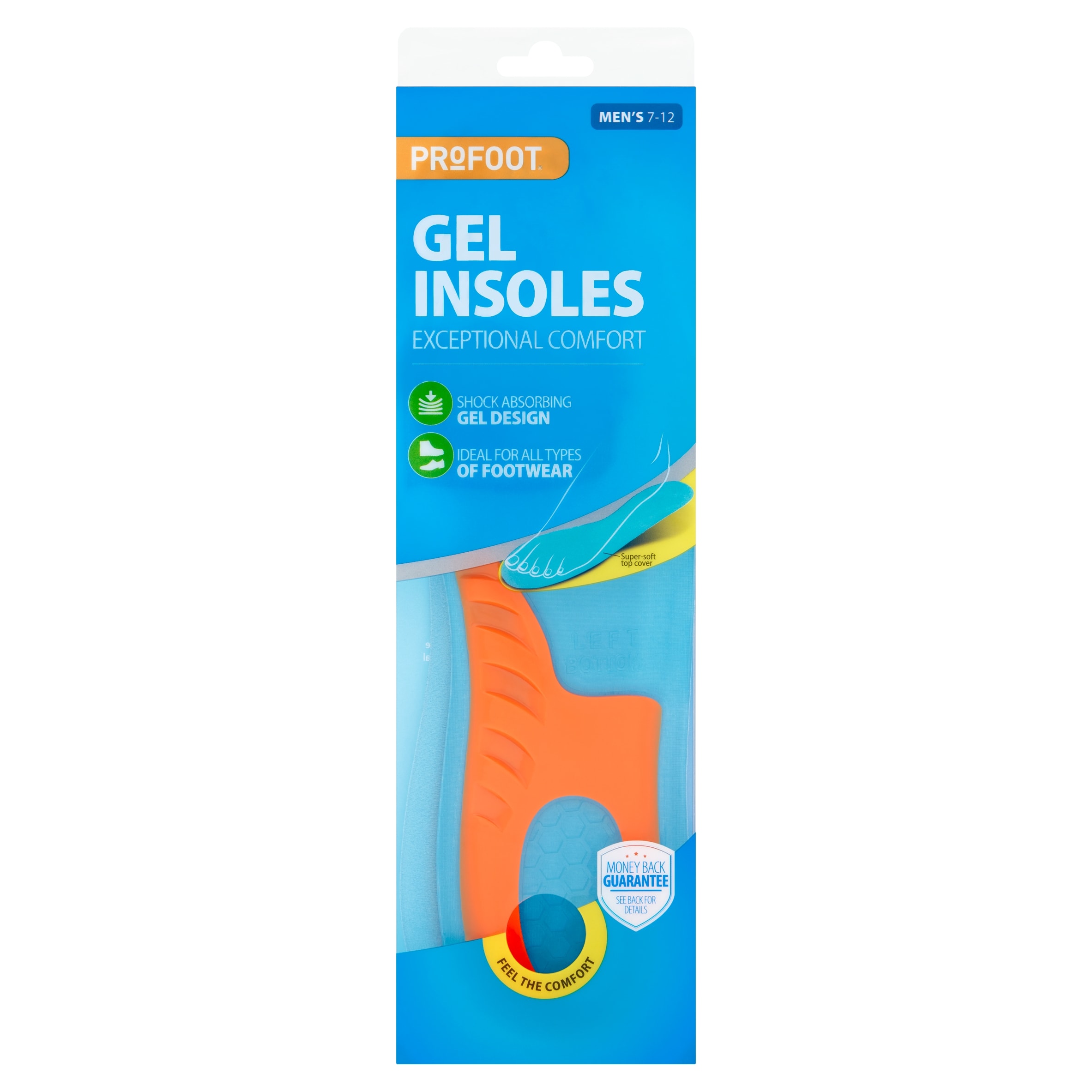 Profoot Everyday Gel Men Insoles One Pair