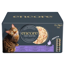 Encore Cat Food Mixed Selection Tins 12X70g