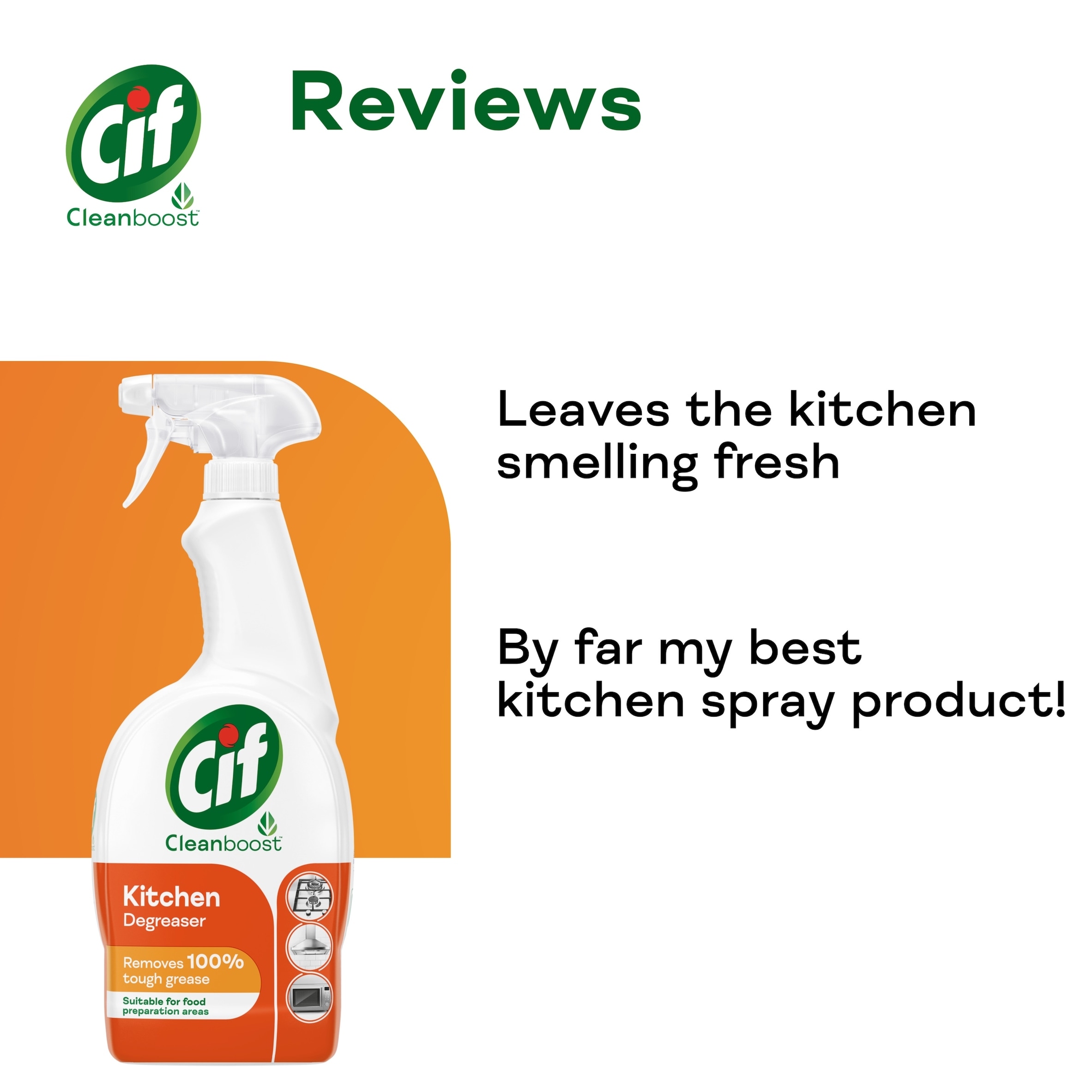 Cif Power & Shine Kitchen Cleaner Spray 700Ml thumbnail 4