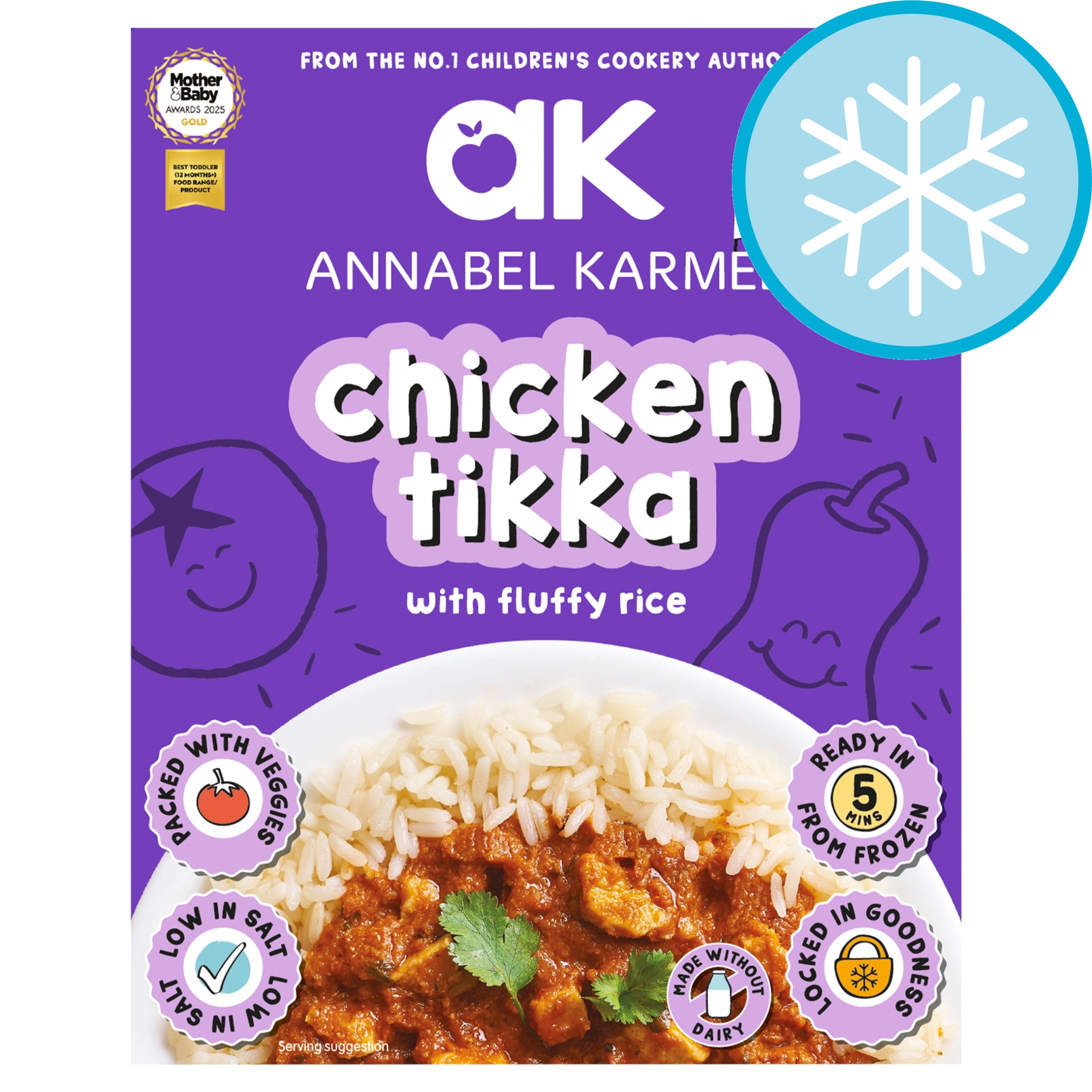 Annabel Karmel Frozen Chicken Tikka with fluffy rice