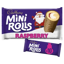 Cadbury Mini Rolls - Raspberry 10 Pack