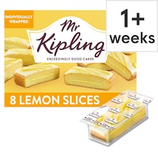 Mr Kipling Exceedingly Good Cakes Lemon Layered Slices 8 Pack