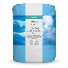 Tesco Soft Touch 10.5 Tog Duvet Double