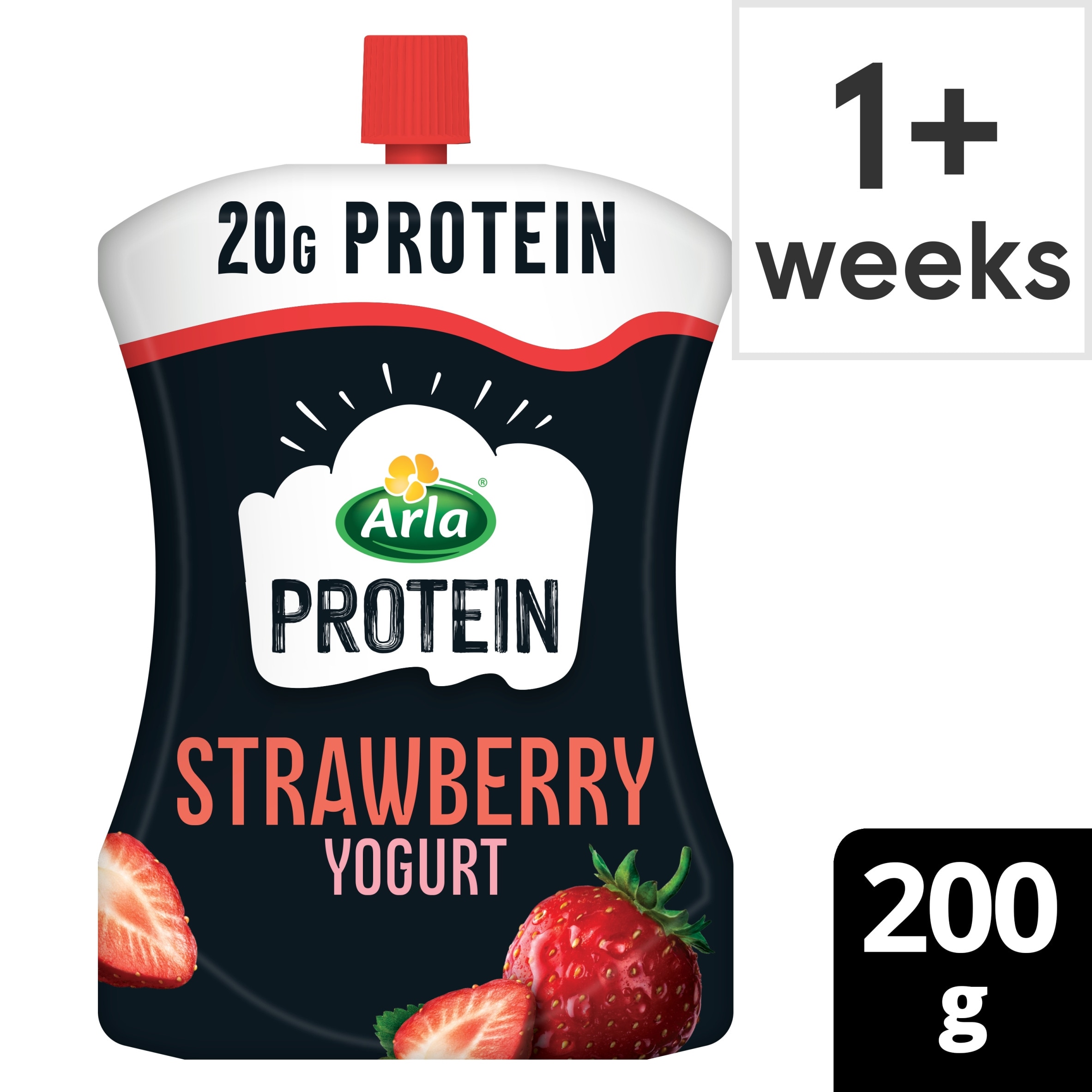 Arla Protein Strawberry Yogurt Pouch