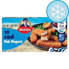 Birds Eye Cod Fish Fingers 10 Pack 280G