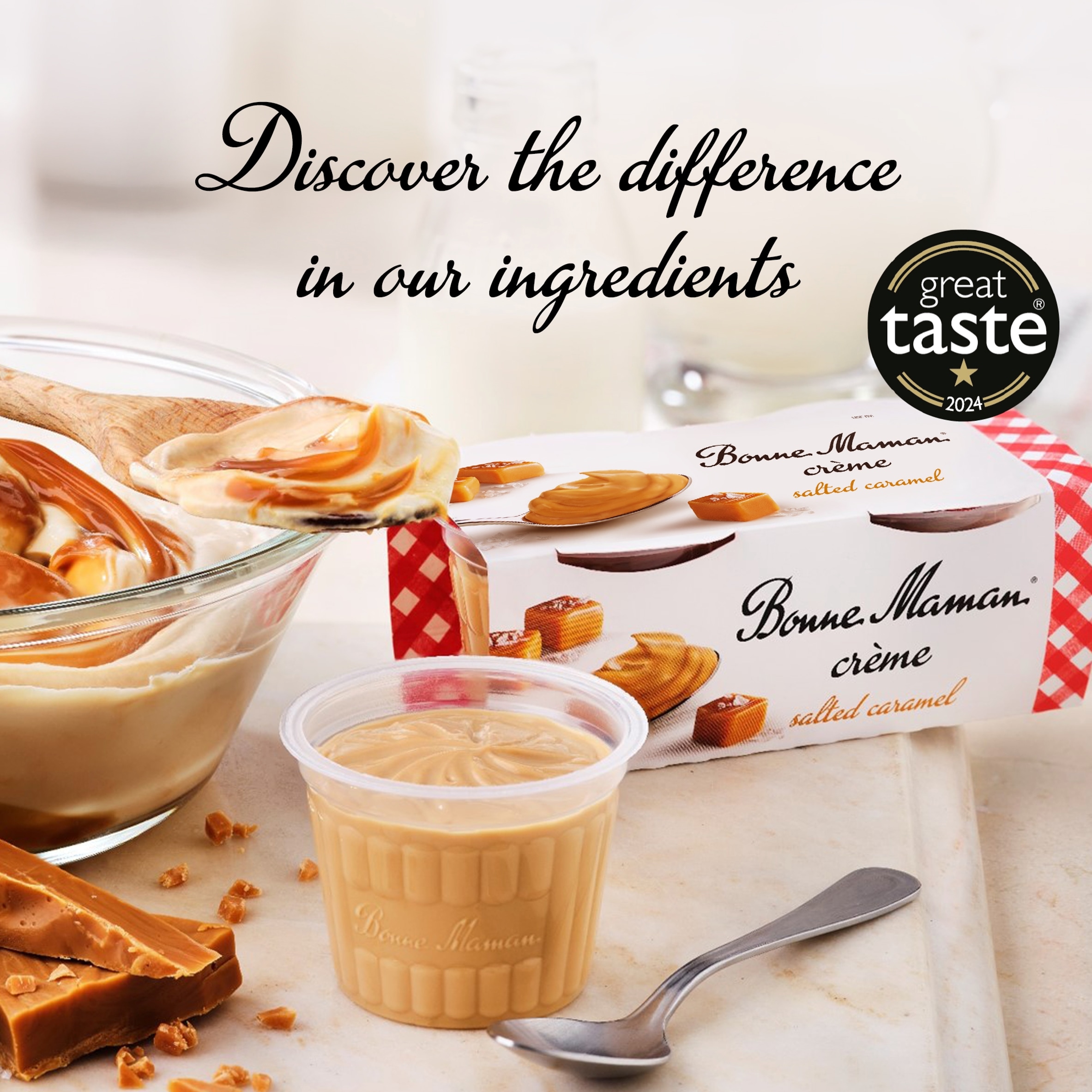 Bonne Maman Salted Caramel Creme 2 x 90g thumbnail 3