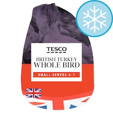 Tesco British Turkey Whole Bird Small 2.6kg - 3.8kg