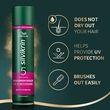 Silvikrin Spray Maximum Hold Hair Spray 75Ml thumbnail 4