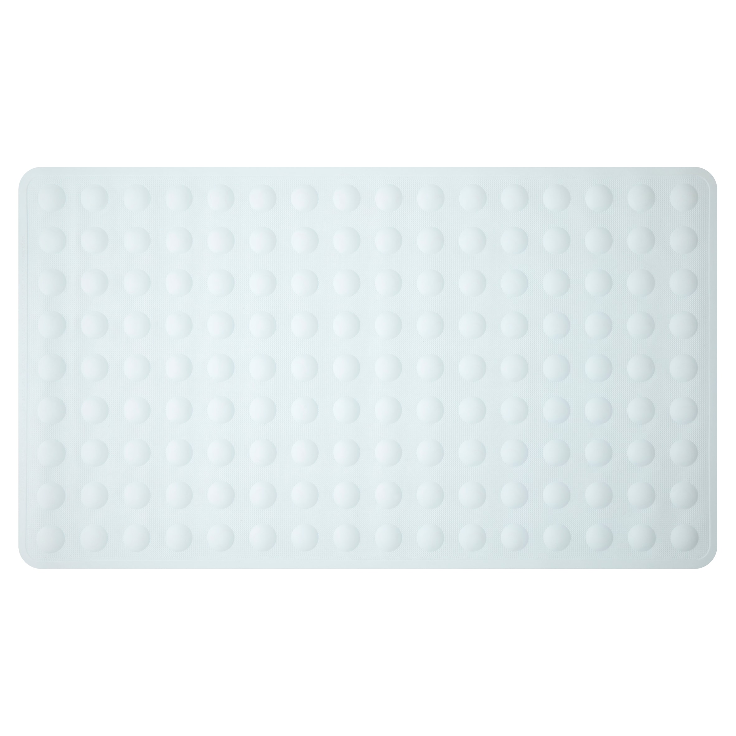 F&F Home Rubber Bubble Bath Mat White