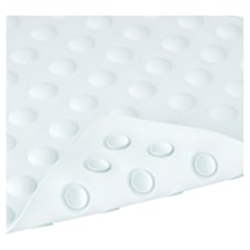 F&F Home Rubber Bubble Bath Mat White thumbnail 2