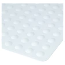 F&F Home Rubber Bubble Bath Mat White thumbnail 3