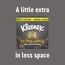 Kleenex XL Tissues Compact Twin Box 44 Sheets thumbnail 3