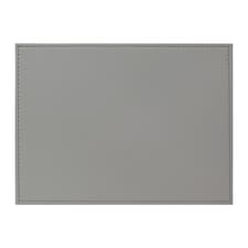 F&F Home Faux Leather Silver/Grey Placemat 4 Pack