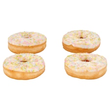 Tesco White Iced Ring Doughnuts 4 Pack thumbnail 3