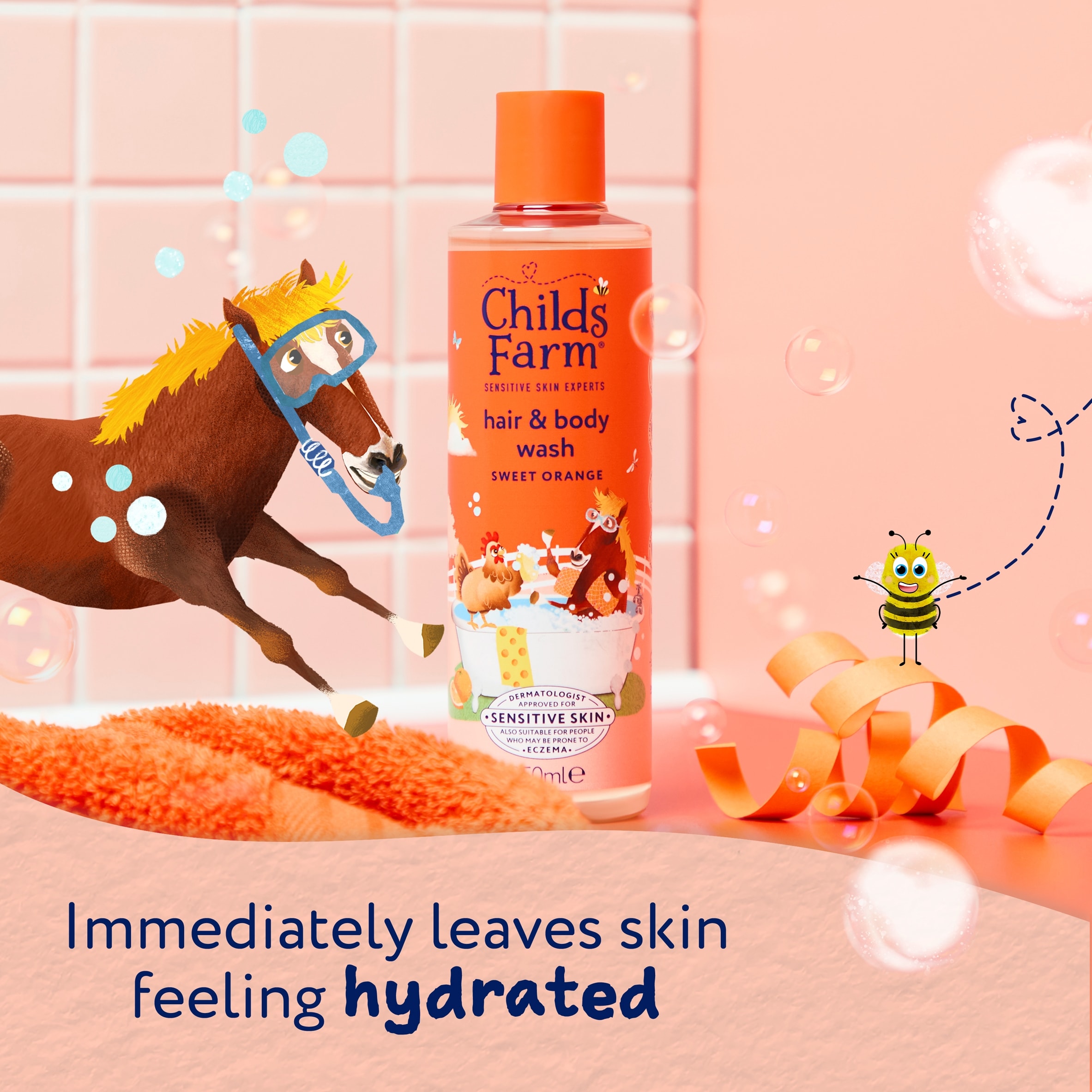Childs Farm Hair & Body Wash - Sweet Orange 250ml thumbnail 5