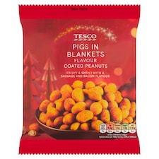 Tesco Pigs In Blankets Flavour Coated Peanuts 200g