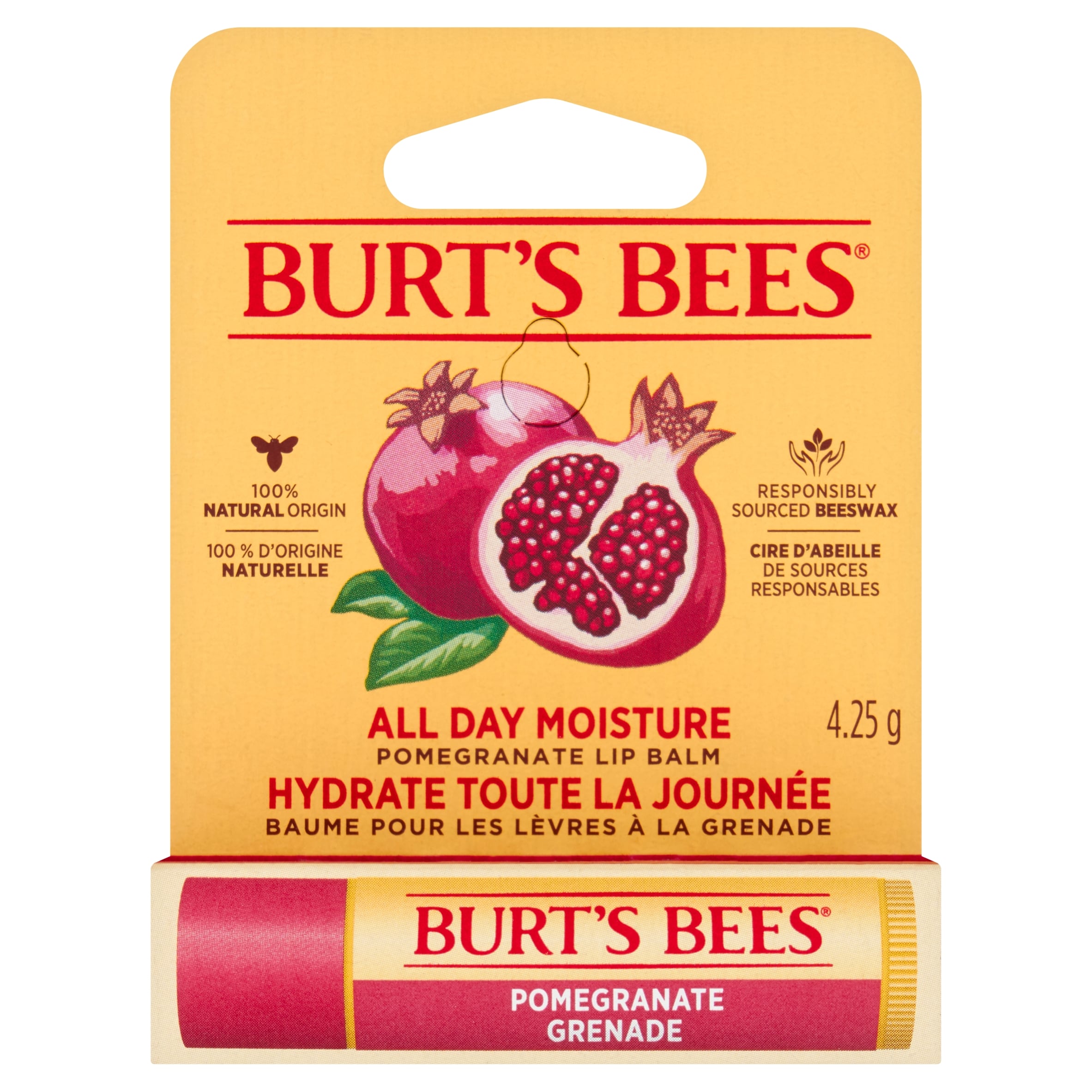 Burt's Bees Pomegranate Lip Balm 4.25G