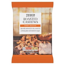 Tesco Honey Roasted Cashews 150G