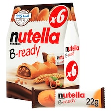 NUTELLA B-ready Bars Multipack 6 X 22g (132g)